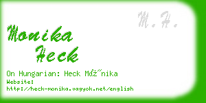 monika heck business card